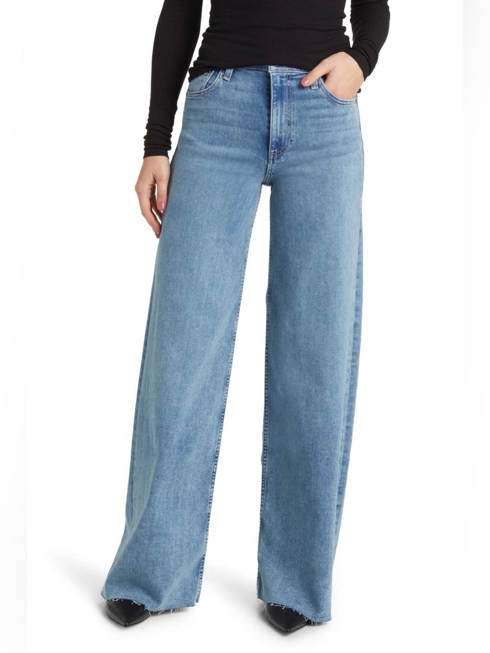 rag & bone Flexi Sophie High Rise, Color Whitney, 25, NWT